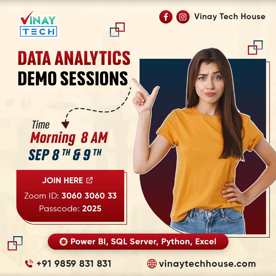 Data Analytics Demo - Vinay Tech House